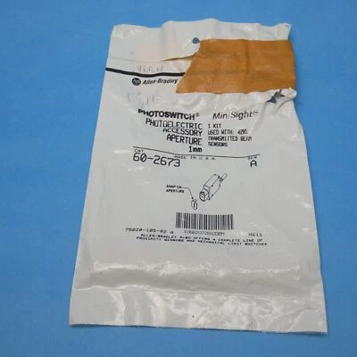 Mini mira Allen Bradley 60-2673 aberturas interruptor de fotos bolsa de 1 mm de 15 Foto 1 de 2