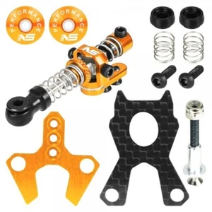 Amortiguador de disco ajustable NS con juego de amortiguador central de doble resorte (ORO)-Kyosho Mini-ZMR04 - Imagen 1 de 2
