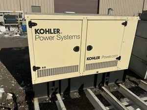 Kohler 40kW 40REOZJC Diesel Generator with JD 4024HF285B Diesel 261 hrs - Picture 1 of 14