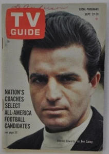 TV GUIDE September 22, 1962 VINCENT EDWARDS as Ben Casey issue #495 - Picture 1 of 14