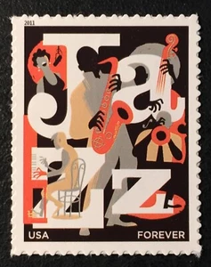 2011 Scott #4503 - Forever - JAZZ MUSICIANS - Single Stamp - Mint NH - Picture 1 of 1