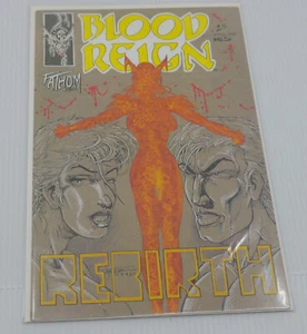 BLOOD REIGN COMIC BOOK ISSUE No. 5 REBIRTH, FATHOM PRESS 1992, TIM TYLER, HORROR - Picture 1 of 1