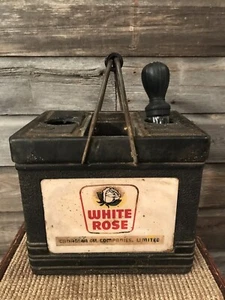 Vintage White Rose Oil Battery Test Kit Service Station White Rose Advertising - Picture 1 of 8