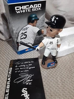 Jim Thome #25 Bobblehead 500th HR Game Stadium Pepsi Giveaway Chicago White Sox  Foto 1 de 4