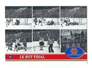 '72 Hockey Canada Henderson Scores French Version Card # 81 *256i - Picture 1 of 2