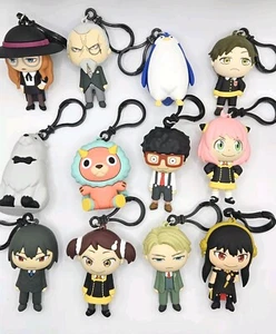 Complete Set Lot Of 12 New Spy X Family Hanger Keychain Figures Chimera Bond - Picture 1 of 13