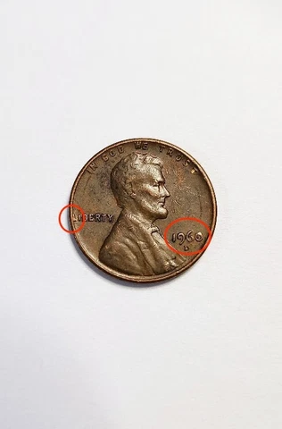 1960 D Lincoln Penny - Large date - Touching L - #List2P Cover