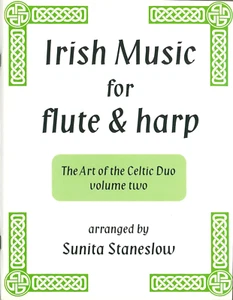 Irish Music for Flute and Harp Songbook Sunita Staneslow Art of Celtic Duo Vol 2 - Picture 1 of 6