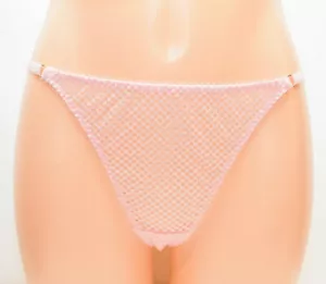 L' Agent by Agent Provocateur ""Addie"" Trixie G-String Tanga Höschen, Baby rosa, L - Bild 1 von 8