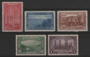 CANADA: n°197/201 ** (cote 225€) - Picture 1 of 2