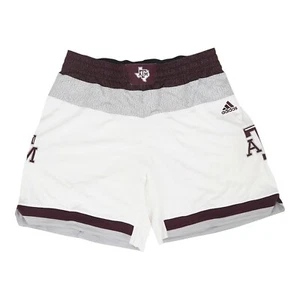 Texas A&M Aggies NCAA Adidas Women's Primary Logo White F16 Basketball Shorts - Picture 1 of 2