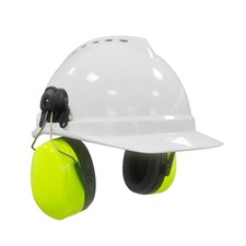 Safety Hard Hat Mounting Ear Muffs Cap Mount Protective Earmuff Noise Reduction