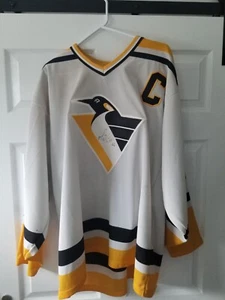 MARIO LEMIEUX Pittsburgh Penguins SIGNED Autograph XL CCM JERSEY #66 1997 - Picture 1 of 4