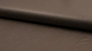 STRETCHY Faux Suede With Foil Fabric Material - BROWN - Picture 1 of 1