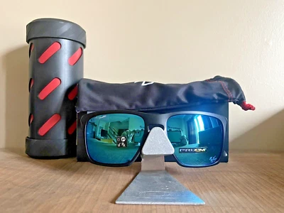 НОВЫЙ OAKLEY SLIVER XL MOTO GP Spielberg матовый черный/призматический сапфир иридий РЕДКИЙ - Изображение 1 из 4