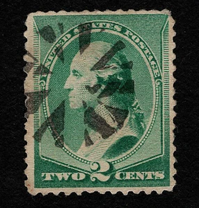 OPC 1887 EE. UU. 2c Washington Sc#213 elegante cancelación 38458 - Imagen 1 de 2