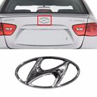 Chrome Rear Trunk Lid H Logo Emblem Badge Oem Parts For Hyundai 2007-10 Elantra