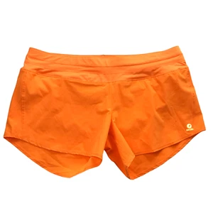 New NWT Oiselle Running Shorts Liner Brief Lined Bright Neon Orange 10 ROGA Pop - Picture 1 of 12