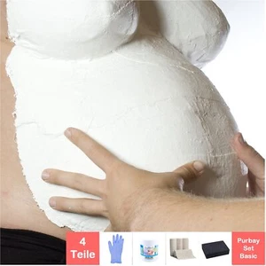 Purbay Premium Babybauch Gipsabdruck Set BASIC - Bild 1 von 2