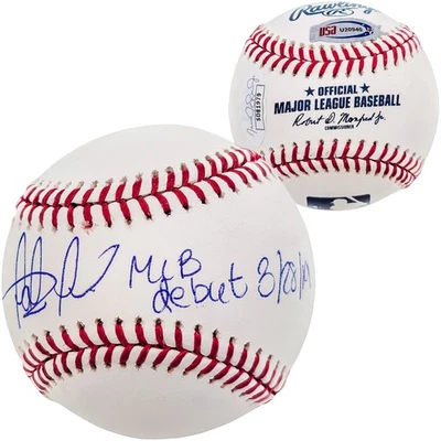 Fernando Tatis Jr. Signed MLB Baseball Padres "MLB Debut 3/28/2019" JSA - Image 1 of 4