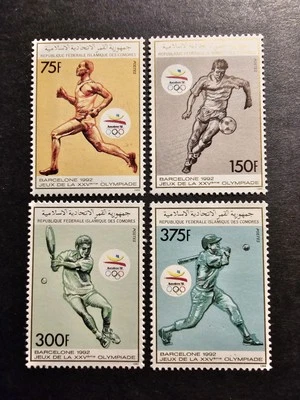 Comoros Stamp Olympic Games From Barcelona No. 499/502 New ** Luxury MNH 1989 - Image 1 of 2