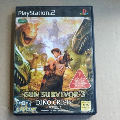 GUN SURVIVOR 3 DINO CRISIS PS2 PlayStation 2 Japanese Version NTSC-J Used W/Case - Image 1 of 3