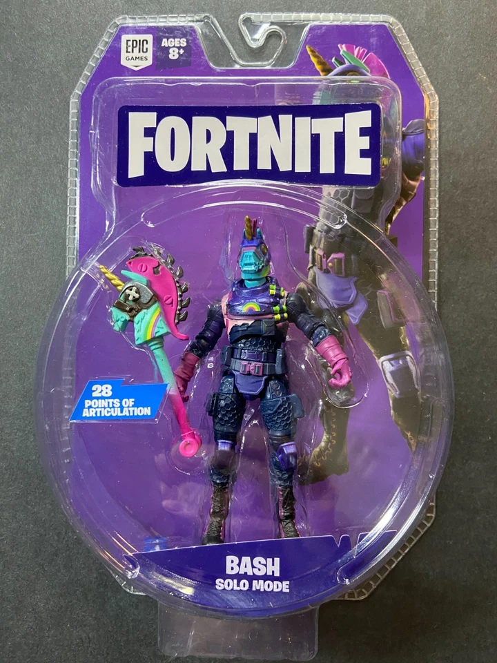 Fortnite Bash Master Key Solo Mode Action Figure 4" Epic Games Jazwares