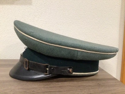 Original WWII German Visor Hat Cap - Maker Marked - Image 1 of 4