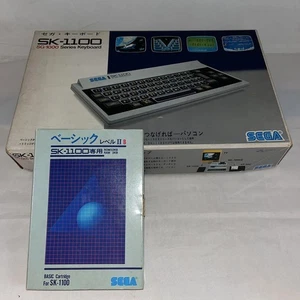 Junk SEGA SK-1100 Keyboard for SG-1000, 1000II, Mark3 III w/ Box, Manual JP F/S - Picture 1 of 13