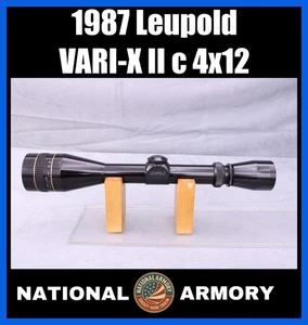 Leupold Vari X II c 4x12 40mm Rifle Scope Gloss - Picture 1 of 15