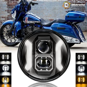 7" inch LED Headlight DRL Hi/Lo Beam For Harley Street Glide Special FLHXS FLHX - Picture 1 of 20