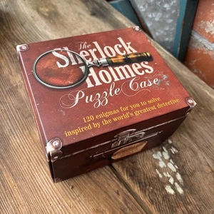 The Sherlock Holmes Puzzle Case Spiel 120 Rätsel zum Lösen Neu OVP geöffnet - Bild 1 von 5