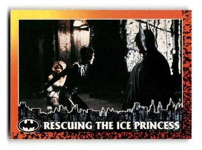 1992 O-Pee-Chee Batman Returns Trading Card #49 Rescuing the ice Princess - Image 1 of 4