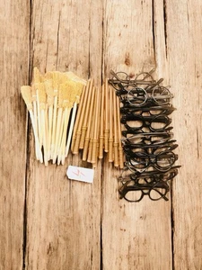 Harry Potter Party Gastgeschenk Set 80 Teile - Zauberstäbe, Besenstifte, Gläser & Aufkleber - Bild 1 von 7