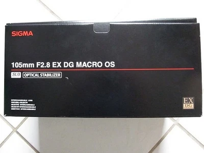 Sigma Macroobjektiv  105mm EX 2.8 DG OS  für Canon neu ovp - Bild 1 von 4