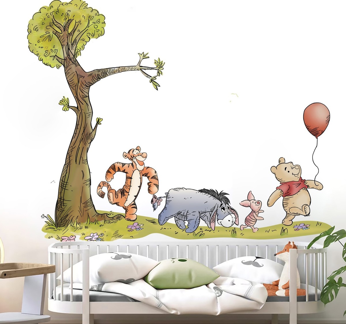 Decor Classic Winnie The Pooh Wall Decals Winnie The Pooh Nursery