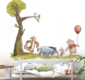 Winnie the Pooh Wall Decal – Tree & Friends Nursery Wall decal Sticker - Bild 1 von 5