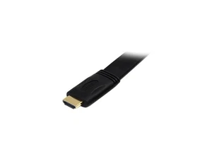 StarTech.com HDMIMM6FL 6 ft. Black Flat High Speed HDMI Cable with Ethernet Male - Picture 1 of 2