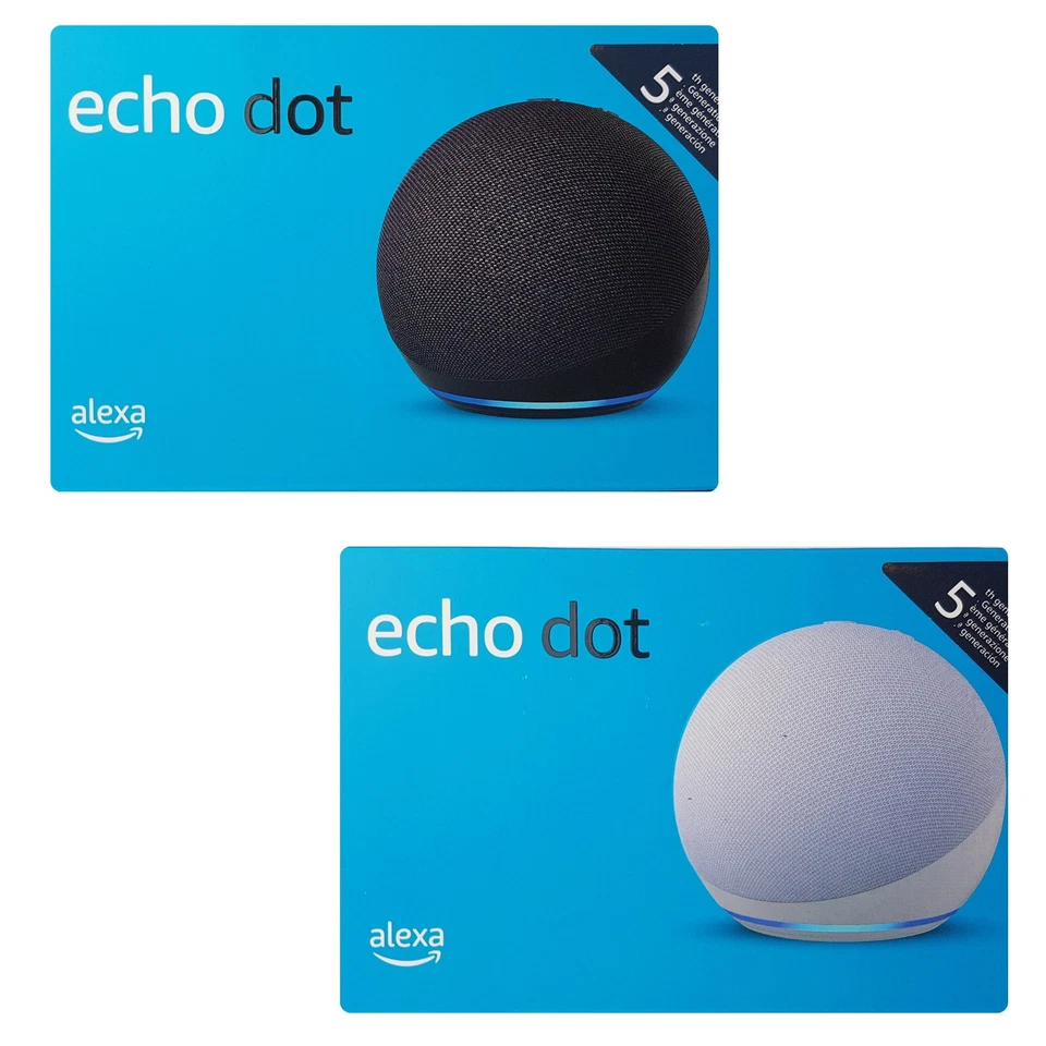 Amazon Echo Dot 5. Generation Smart Speaker Lautsprecher Alexa Auswahl NEU - Bild 1 von 1