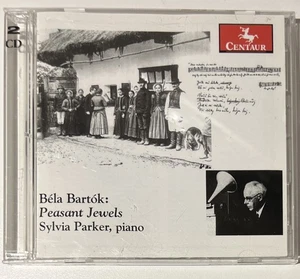 Bela Bartok Peasant Jewels Sylvia Parker Piano 2014 Centaur Records 2 CD - Imagen 1 de 8
