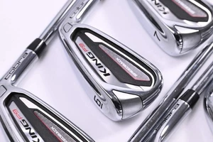 Cobra King F9 Irons / 5-PW+SW / Regular Flex KBS Tour-V 90 Shafts - Picture 1 of 7
