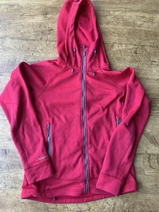 Rab Womens Hoodie Jacket UK Size 10 Pink Full Zip Outdoor Hiking Climbing - Picture 1 of 10