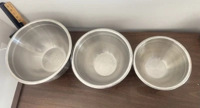 Tramontina 18/10 Acero Inoxidable Mezcladores 8qt 5qt 3qt 80202/101 Foto 1 de 4