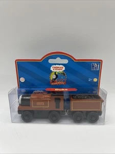 Curva de aprendizaje Thomas & Friends ferrocarril de madera madera real duque y coche de carbón - Imagen 1 de 4