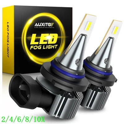 9006 Supper White COB LED Foglight Bulbs For Toyota Tundra 2000 2002 2004 2/10x - Image 1 of 4