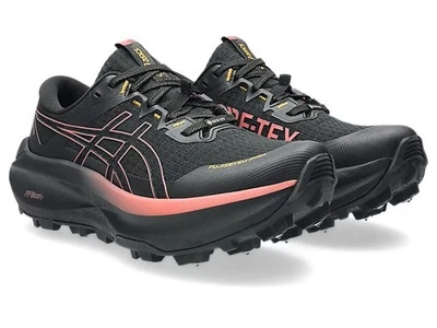 ASICS Women's FUJISETSU MAX GTX 1012B893 001 Black Dark Pink Clay Snow Running - Image 1 of 4