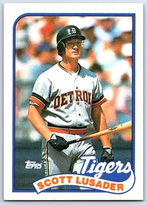 1989 Topps Scott Lusader Detroit Tigers #487 - Image 1 of 2
