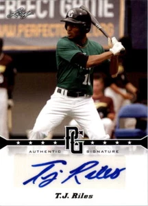 Autógrafos Leaf Perfect Game 2013 #TJR T.J. Riles - casi nuevo-como nuevo - Imagen 1 de 2