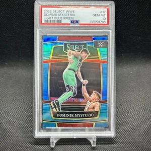 Panini Select 2022 WWE DOMINIK MYSTERIO #17 azul claro/299 PSA 10 - Imagen 1 de 4