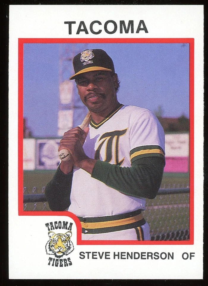 1987 ProCards Tacoma Tigers STEVE HENDERSON RC ATHLETICS A'S TAMPA FL - Image 1 of 1